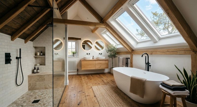 Attic Bathroom Remodeling in Passaic County, NJ