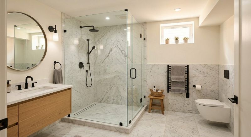 Basement Bathroom Remodeling in Passaic County, NJ